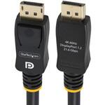DisplayPort 1.2 ケーブル/4.6m/4K60Hz/VESA規格準拠/21.6Gbps HBR2/抜け防止機構 ラッチ付き/DPオス - DPオス/ブラック/モニター・ディスプレイ用 StarTech.com