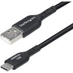 USBケーブル/USB 2.0 Type-A - Type-C/15cm/3A 15W/オス オス/ブラック/充電 & データ転送 同期/USB充電器 モバイルバッテリー対応 充電コード StarTech.com