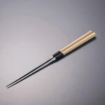 極上白木柄 盛箸(積層強化木柄付)150mm TKG
