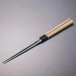 極上白木柄 盛箸(積層強化木柄付)165mm TKG