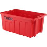 TRスタッカブルトートボックス(フタ無)40L  レッド TRUST