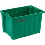 TRスタッカブルトートボックス(フタ無)55L  グリーン TRUST