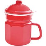 コージークックホーロー六角オイルポット 1．1L レッド コージークック