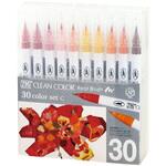 カラー筆ペン ZIGクリーンカラーリアルブラッシュ 30色セットC 呉竹