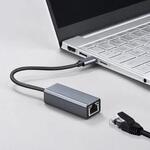 有線LANアダプター USB Type-C ギガビット対応 イーサネット アダプター メディアフューチャー