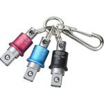 PSH-3BRBKN 携帯用インパクトソケットホルダー(9.5mm角)3色セット トップ工業