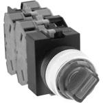 Φ22 TWシリーズ ASLW形 照光セレクタスイッチ(LED) 45°3ノッチ 4a IDEC(和泉電気)