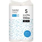 TSC 再生紙トイレットペーパー150m巻シングル6個入 大一産業
