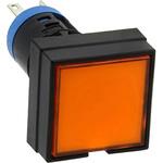 Φ16 H6シリーズ HA□P形表示灯 LED照光 短胴タイプ (正角形4方向バリア付) IDEC(和泉電気)