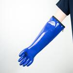 MTI 耐熱リキッドシリコングローブ ブルー ロングタイプ MTI(エムテーアイ)