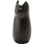 傘立て シンプル 陶器 マット コンパクト スリム ねこ 猫 かわいい ホームテイスト
