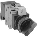 Φ22 HWシリーズ 照光セレクタスイッチ(LED) 45°3ノッチ (黄) IDEC(和泉電気)