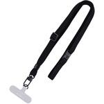 iPhone/スマートフォン対応 ネックストラップ 「SHOULTY MULTI STRAP」 平紐タイプ ブラック MSソリューションズ
