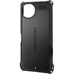 PM-S251ZEROBK AQUOS wish5 (SH-52F) ケース ハイブリッド 衝撃吸収 カメラレンズ保護設計 ストラップホール付 ZEROSHOCK エレコム
