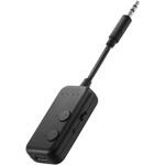 LBT-ATR02ECBK Bluetooth 5.3 トランスミッター 低遅延 小型 AUX 送信機 飛行機 テレビ対応 充電しながら使える エレコム