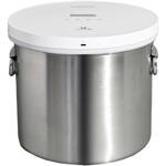 真空保存容器 TAMOKAN 10L シルバー 取手&鍋蓋 ランテル・メディエール