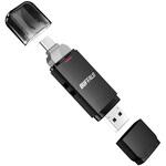 USB3.2(Gen2)Type-C/Aコネクター両対応中低速帯スティック1.0TBブラック BUFFALO(バッファロー)