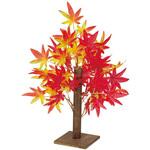 秋のディスプレイ・装飾用品 卓上紅葉立ち木(造花) ストア・エキスプレス