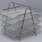 - スチールファイルトレー 4段 モノタロウ 60316868