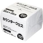 カウンタークロス30×30cm 100枚入 ホワイト 大和物産