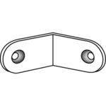 プレナテーブル 120°用連結金具 内田洋行
