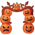 秋のディスプレイ・装飾用品 ハロウィン エアブローアーチ パンプキンツリー 高さ240cm ストア・エキスプレス