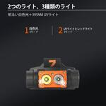 UV付ヘッドライト 1000LM Nicron(ニクロン)