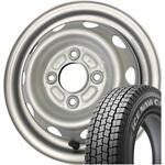 【軽トラ・バン】 スタッドレスタイヤ GOODYEAR(グッドイヤー) ICE NAVI CARGO 145/80R12 80/78N LT + スチールホイール4本set Goodyear