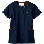 レディスジップスクラブ ダークネイビー×ブラウン 7069SC-17シリーズ フォーク