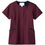 レディスジップスクラブ バーガンディ×ダークネイビー 7069SC-16シリーズ フォーク