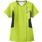 7014SC-6 レディスジップスクラブ(R) ライム×モスグリーン 7014SC-6シリーズ フォーク