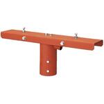 屋外用照明 一体形 小形投光器 上取付用ポールヘッド 2灯用 【受注生産品】 三菱電機