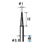 プラ・切抜きカッター 6本入 NSK(ナカニシ)