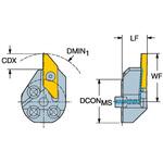 CoroCut(R) XS 溝入れ加工用ヘッド サンドビック