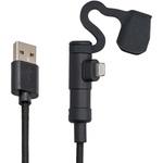 15610 バイク用 充電ケーブル 20cm USB Type-A & ライトニング iPhone対応 L字コネクター DAYTONA(デイトナ)