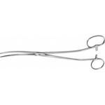 EO085R 子宮鉗子 ボーゼマン・ダグラス Sカーブ 26cm ビー・ブラウンエースクラップ