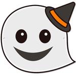 ハロウィン おばけのお面(ゴム輪なし) アルファ