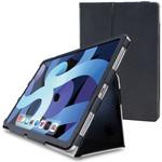iPad Air 10.9インチ 第5世代 第4世代 (2022/2020年) ケース カバー 手帳型 フラップ ソフトレザー ハンドベルト 軽量 ブラック エレコム