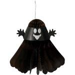 秋のディスプレイ用品 ハロウィン装飾 ハニカム ゴースト ブラック ストア・エキスプレス