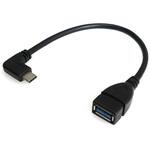 Type-Cアダプタ USB Aメス ーType-Cオス L字ケーブル 充電・データ通信 USB3.0 タイムリー