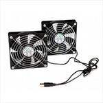 BIGFANシリーズ アイディア次第でどこでも使えるUSB扇風機 12cm2連モデル タイムリー