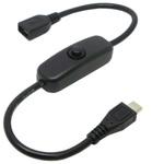 BIGFANシリーズ CHIBIFAN20U用 MicroUSBコネクタ通電スイッチ タイムリー