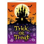 秋のディスプレイ用品 ビッグタペストリー キャッスルハロウィン 140×200cm ストア・エキスプレス