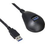 USB-A オス→メス USB-A 3.0延長ケーブル 卓上用 タイムリー