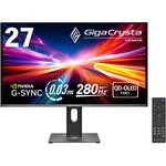 ゲーミング有機ELディスプレイ 27型/2560×1440/HDMI(HDCP 2.3)×2、DisplayPort(HDCP 2.2)×1/ブラック/スピーカー：あり/QD-OLED採用/280Hz&WQHD I ・O DATA(アイ・オー・データ)