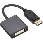 Display Port[20ピン・オス] - DVI-D[24ピン・メス・デュアルリンク]デジタル接続変換ケーブル 【Active(アクティブ)タイプ】 ルーメン