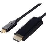 USB-C HDMI 変換ケーブル 4K/60Hz対応 (Windows MacBook Chromebook Android iPhone iPad) ミラーリング エレコム