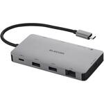 USB Type-C ドッキングステーション 9-in-1 4K HDMI LAN SD PD充電 MacBook Pro / Air などPC対応 エレコム