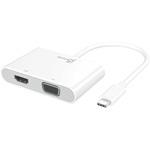 JCA175 JCA175 USB-CtoHDMI&VGA AD w/PD3.0USB-AHub j5 create