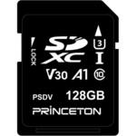 PSDV-128G 128GB ビデオ録画用 SDXCカード UHS-I V30対応 プリンストン
